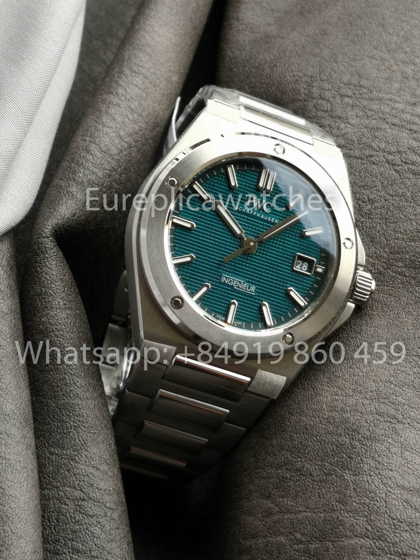 IWC Ingenieur Automatik IW328903 Uhr 40mm 1:1 Bester Klon V7 Factory grünes Zifferblatt