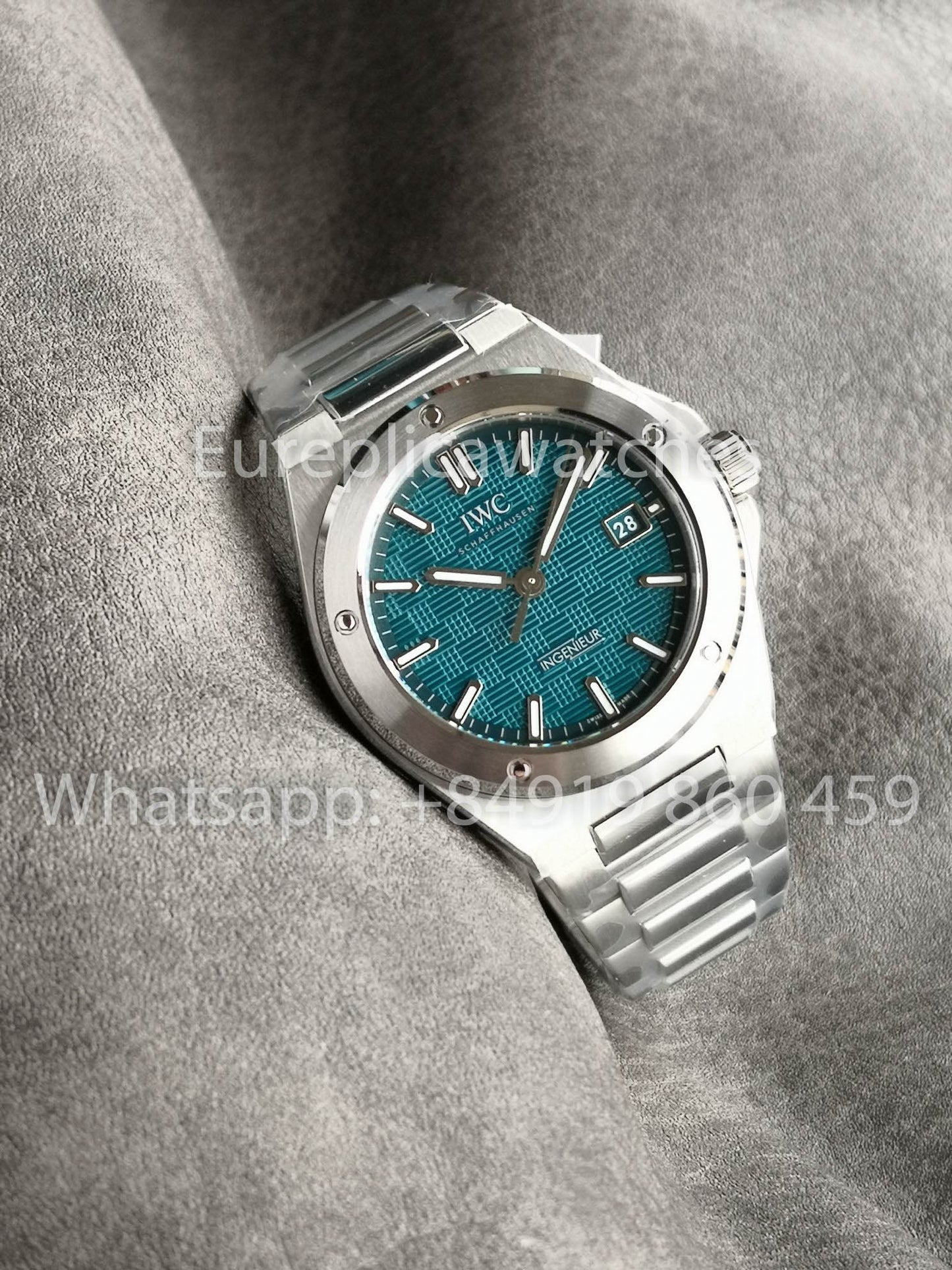 IWC Ingenieur Automatik IW328903 Uhr 40mm 1:1 Bester Klon V7 Factory grünes Zifferblatt