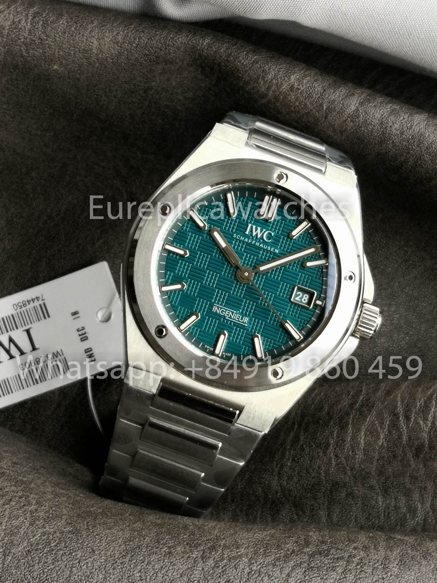 IWC Ingenieur Automatik IW328903 Uhr 40mm 1:1 Bester Klon V7 Factory grünes Zifferblatt