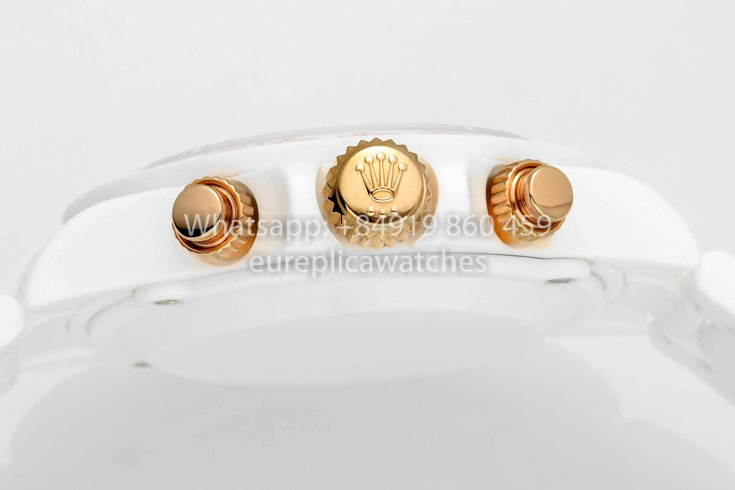 AET REMOULD Custom Rolex Daytona Weißes Keramikgehäuse Rosa Zifferblatt 1:1 Bester Klon N6F Fabrik