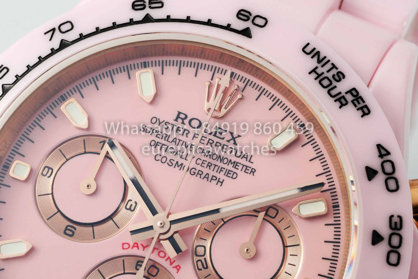 AET REMOULD Custom Rolex Daytona Pink Keramikgehäuse Rosa Zifferblatt 1:1 Bester Klon N6F Fabrik
