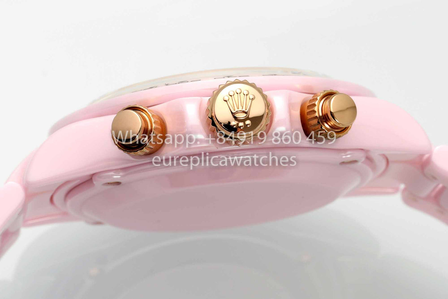 AET REMOULD Custom Rolex Daytona Pink Keramikgehäuse Rosa Zifferblatt 1:1 Bester Klon N6F Fabrik