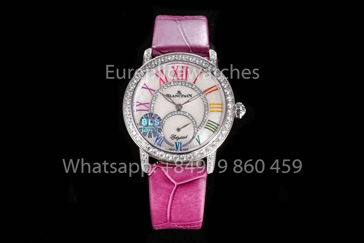 BLANCPAIN LADYBIRD COLORS PHASES DE LUNA BLS Factory 1:1 Bestes Clone-Perlmutt-Zifferblatt
