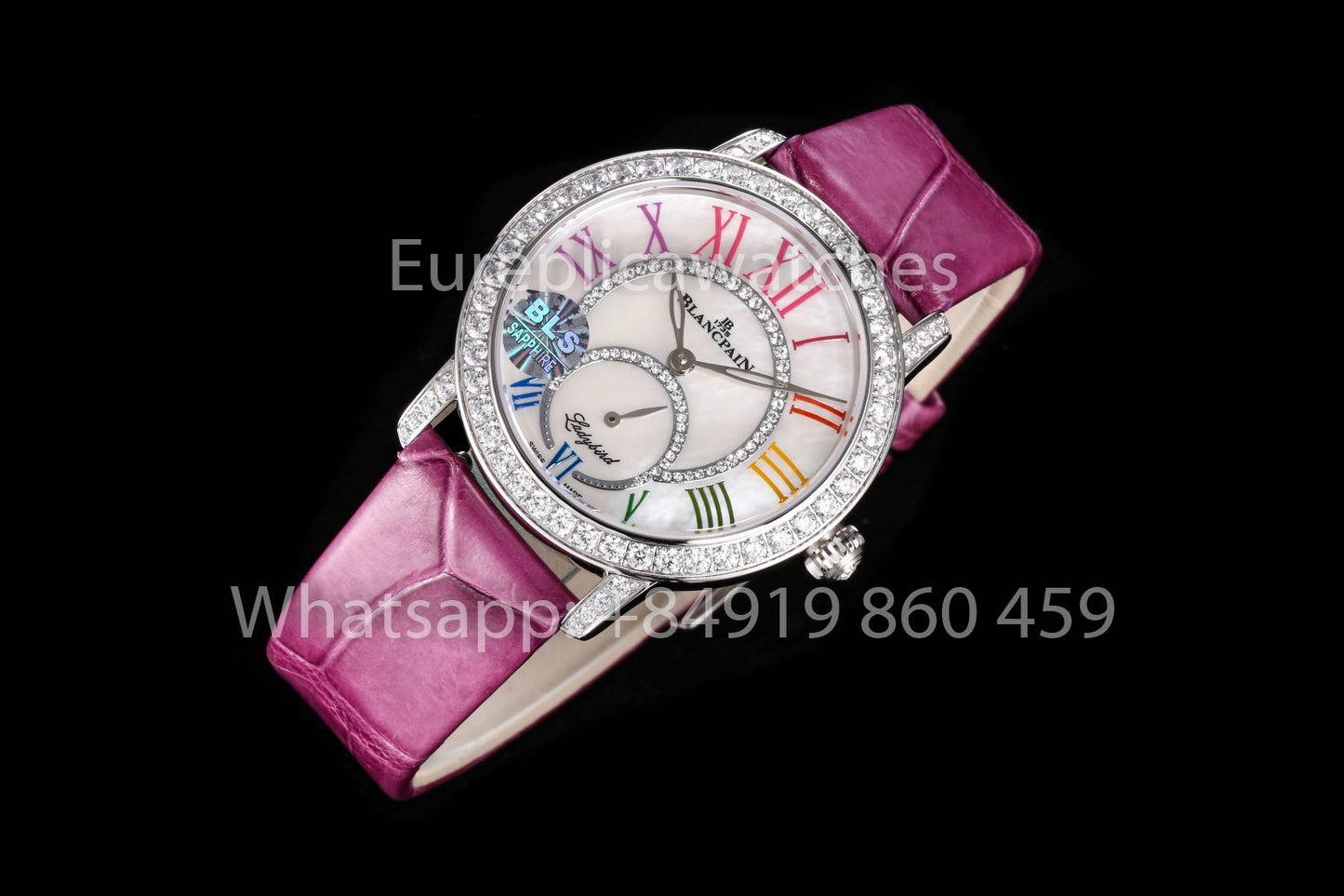 BLANCPAIN LADYBIRD COLORS PHASES DE LUNA BLS Factory 1:1 Bestes Clone-Perlmutt-Zifferblatt