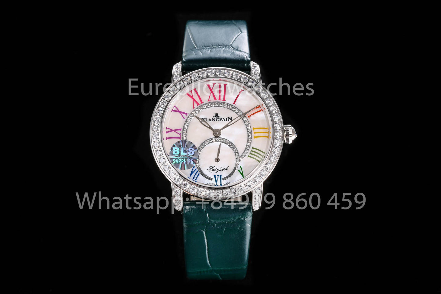 BLANCPAIN LADYBIRD COLORS PHASES DE LUNA BLS Factory 1:1 Bestes Clone-Perlmutt-Zifferblatt