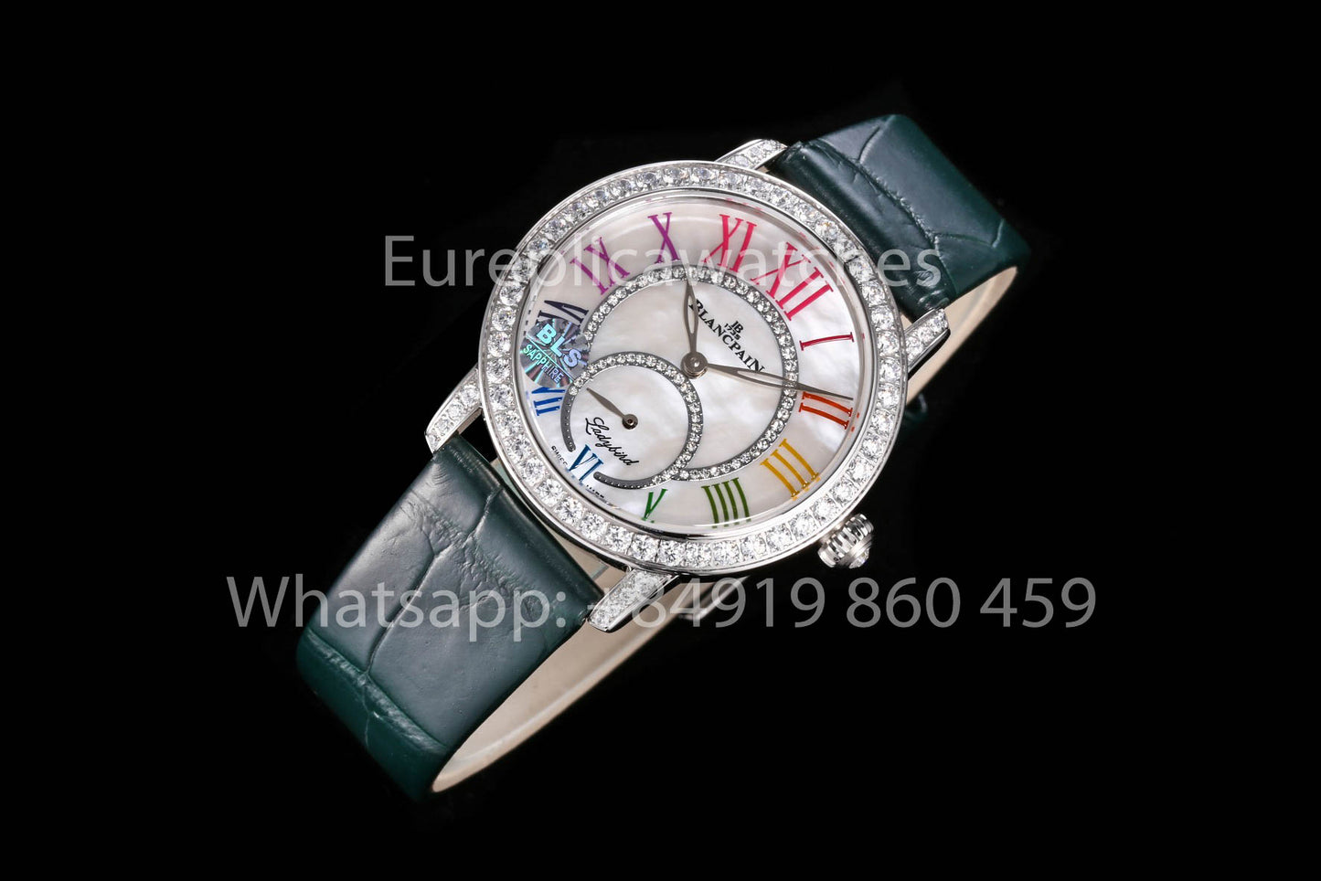 BLANCPAIN LADYBIRD COLORS PHASES DE LUNA BLS Factory 1:1 Bestes Clone-Perlmutt-Zifferblatt