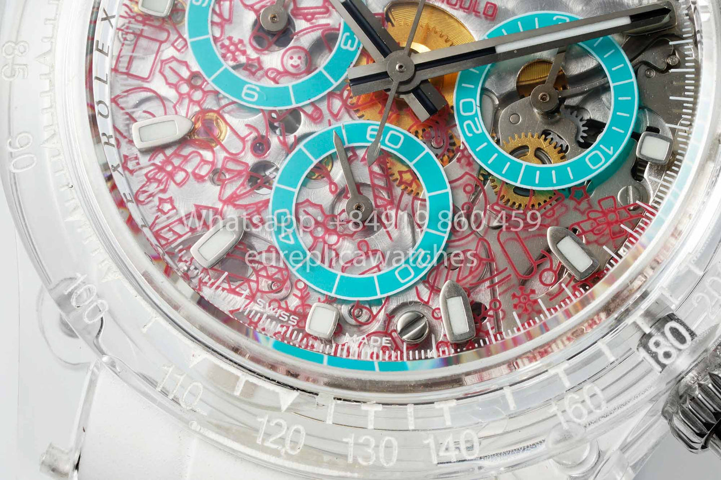 AET REMOULD Rolex Daytona "XMAS" Saphire 1:1 Bester Klon N6F Fabrik