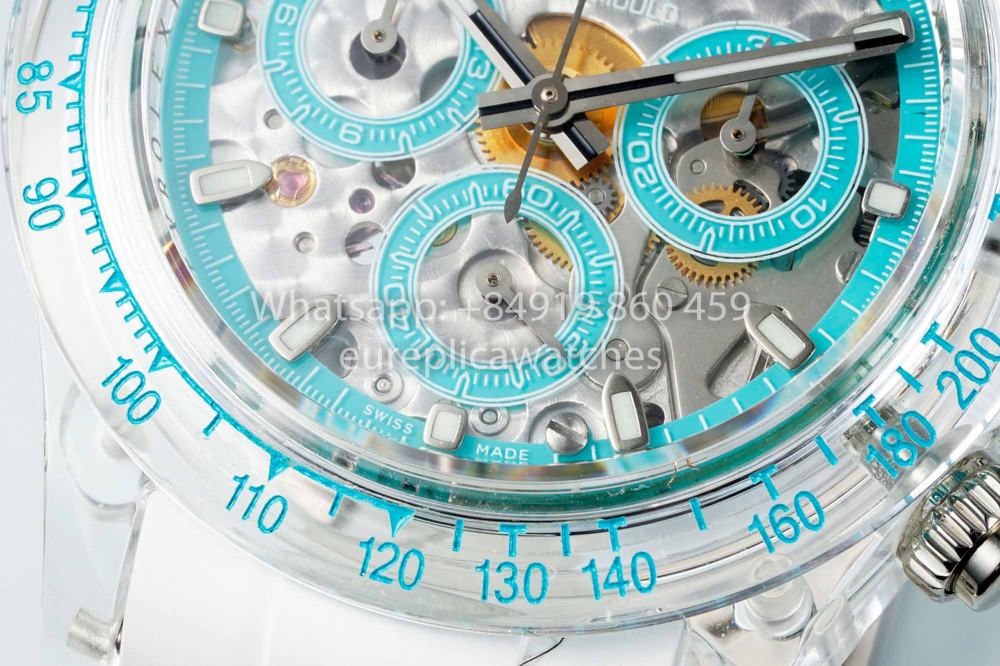 AET REMOULD Rolex Daytona „Abu Dhabi Blue“ Saphire 1:1 Bester Klon N6F Factory