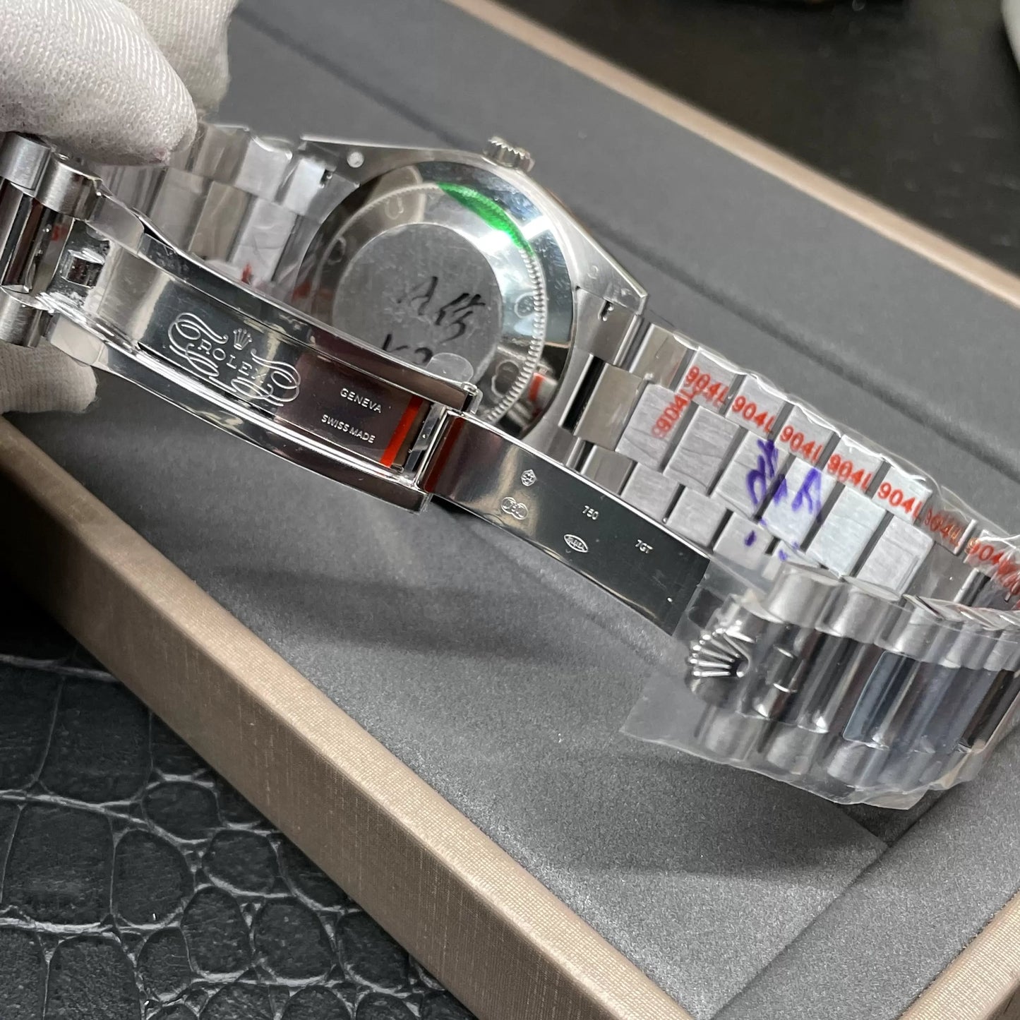 Rolex Day Date 40 M228396TBR-0027 Cadran en diamant météorite 1:1 Meilleure édition GM Factory V3 Version contrepoids