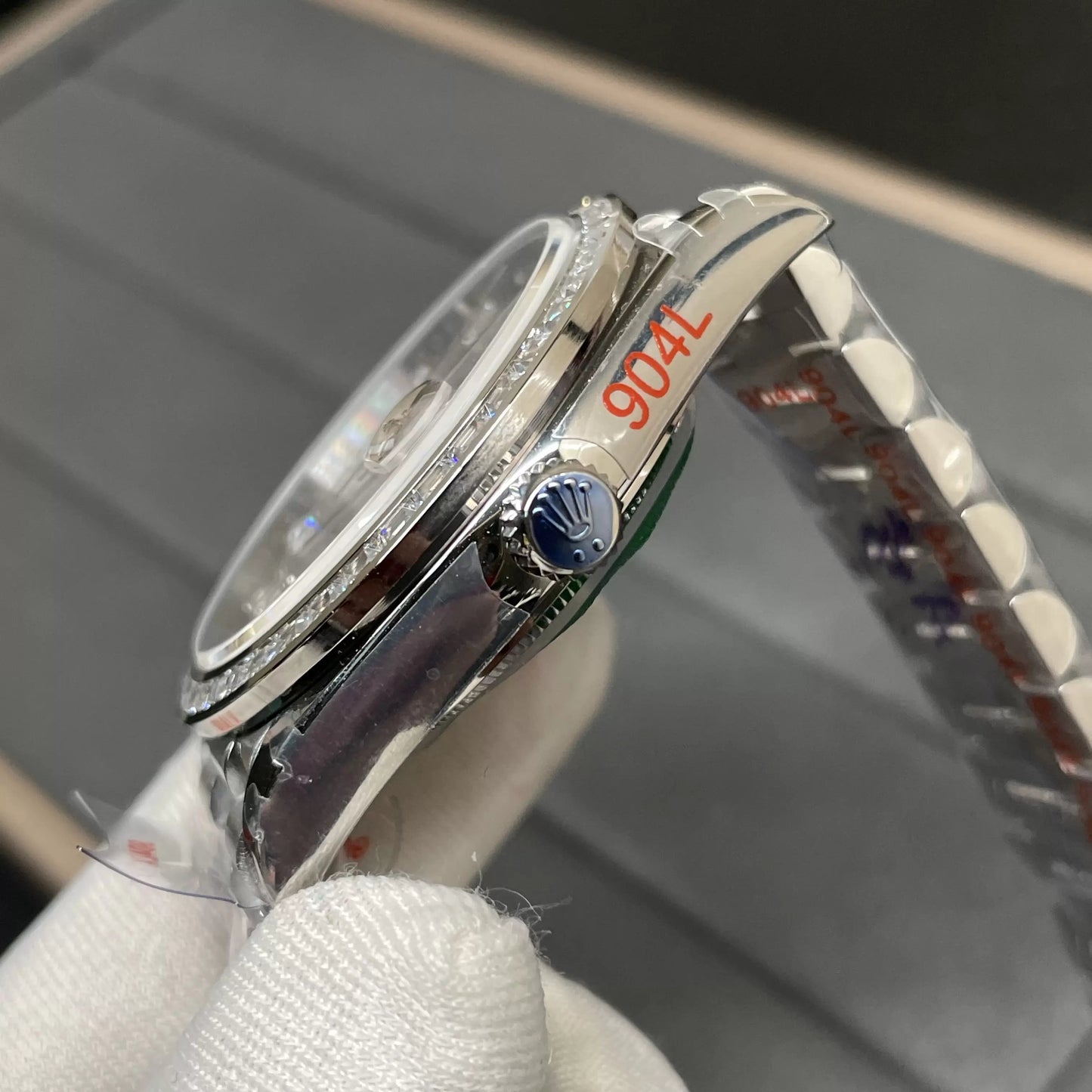 Rolex Day Date 40 M228396TBR-0027 Cadran en diamant météorite 1:1 Meilleure édition GM Factory V3 Version contrepoids