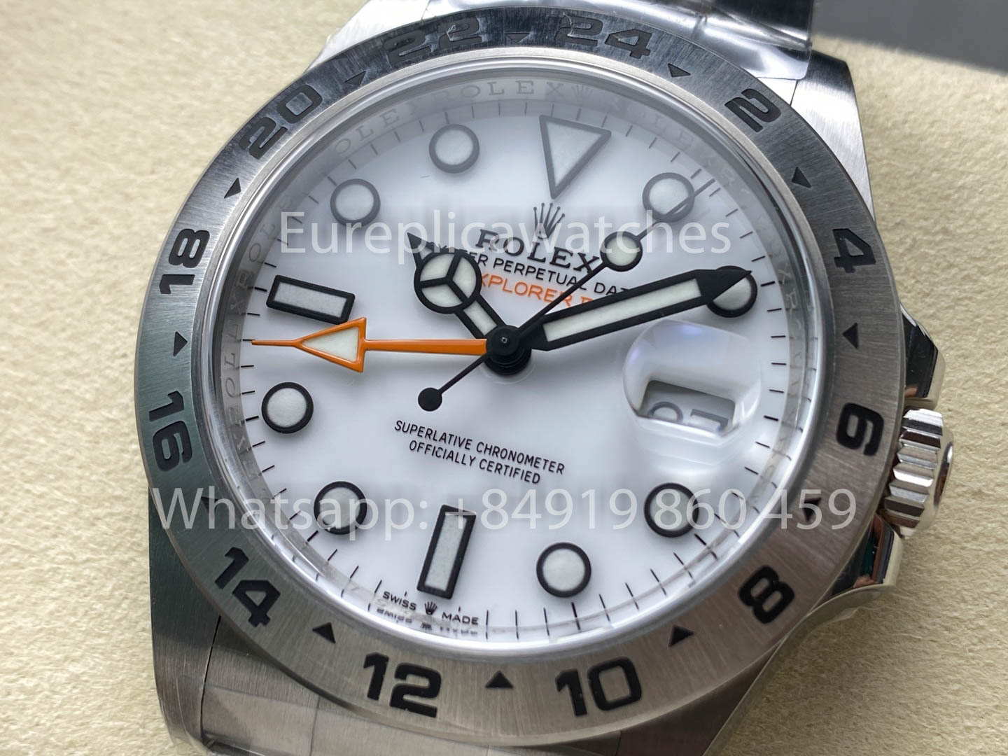 Rolex Explorer II 226570 ARF Factory 1:1 Bester Klon mit weißem Zifferblatt