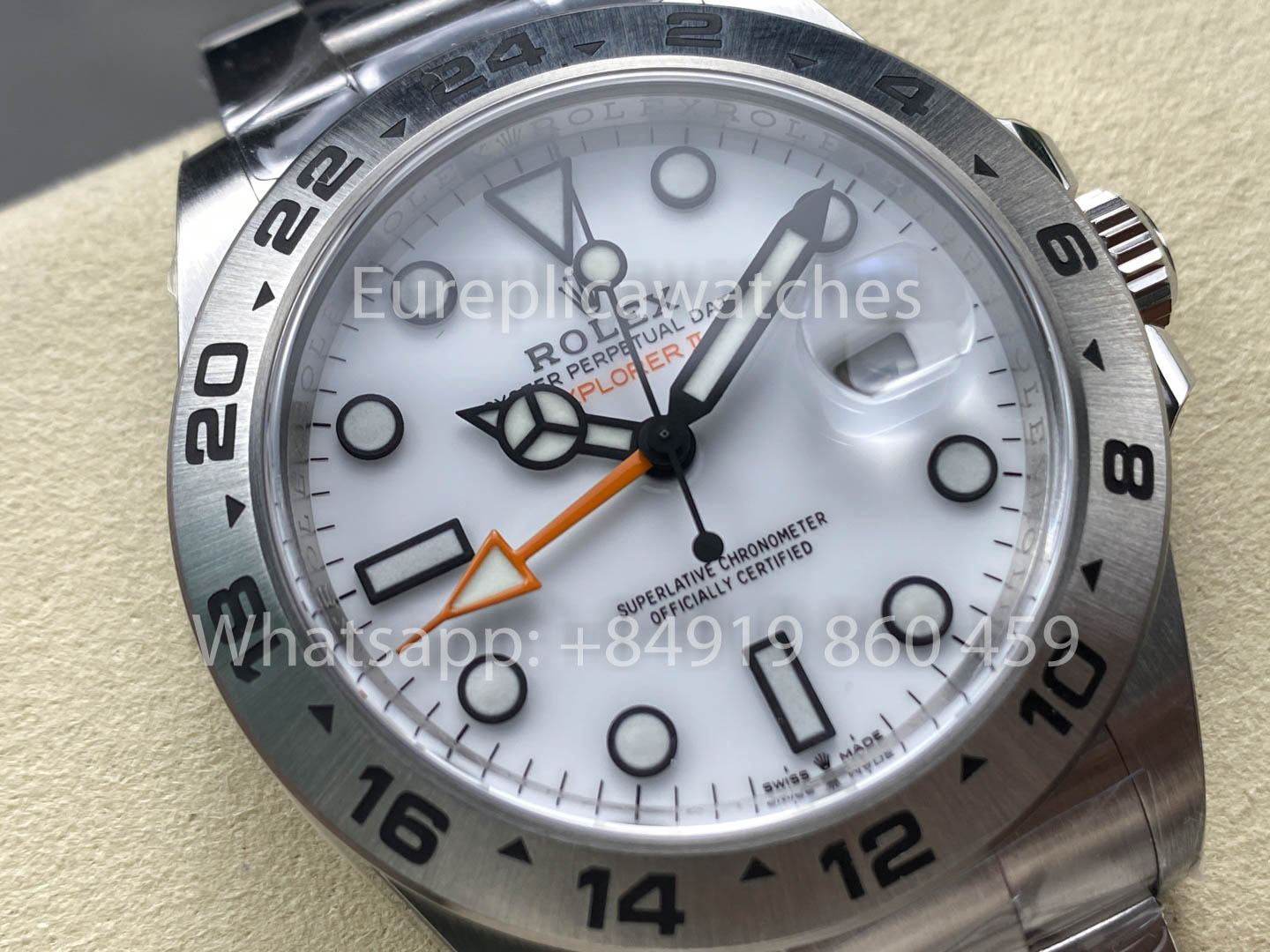 Rolex Explorer II 226570 ARF Factory 1:1 Bester Klon mit weißem Zifferblatt