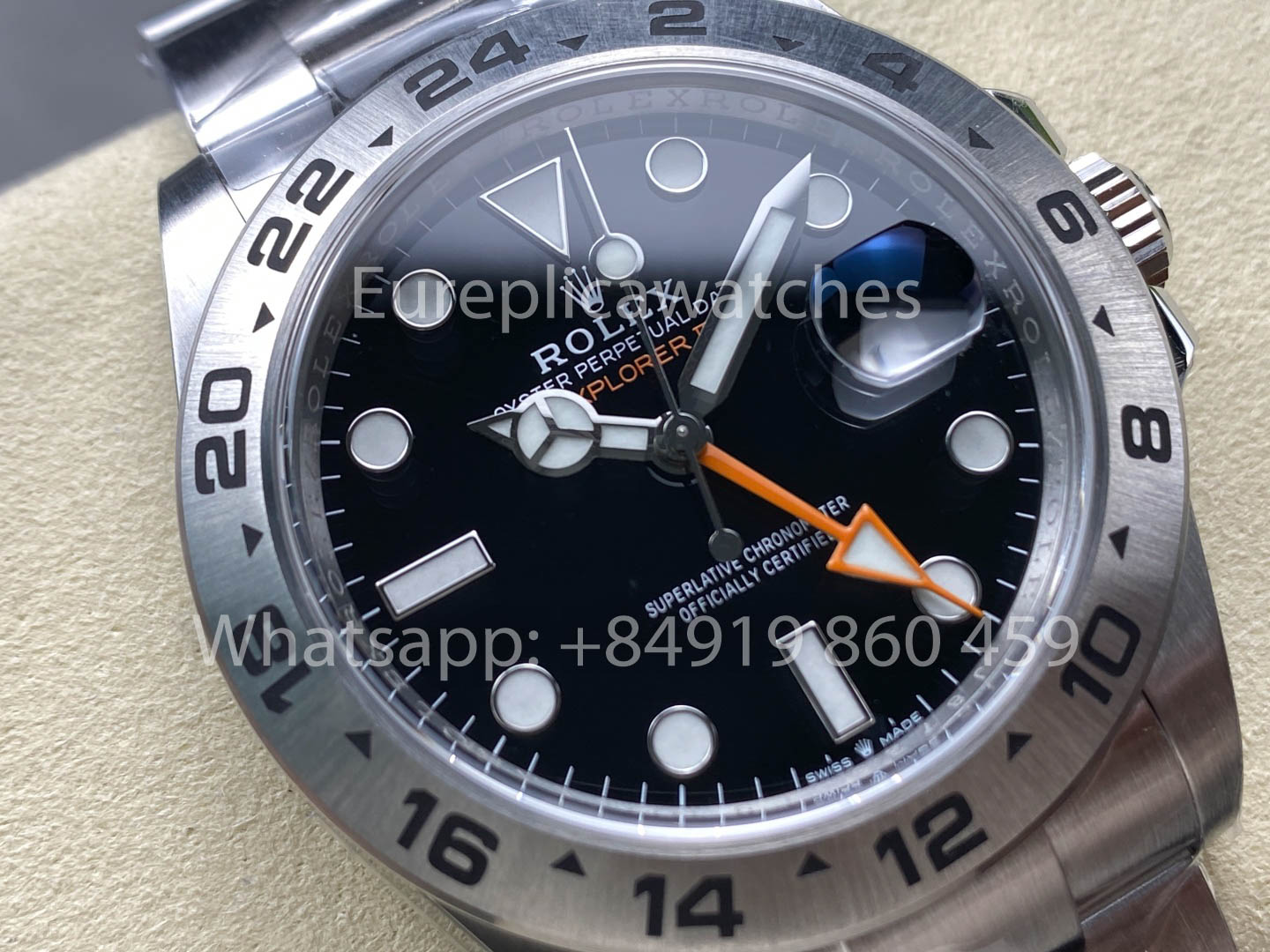 Rolex Explorer II 226570 ARF Factory 1:1 Bester Klon mit schwarzem Zifferblatt