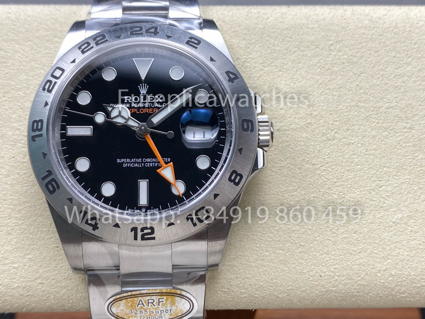 Rolex Explorer II 226570 ARF Factory 1:1 Bester Klon mit schwarzem Zifferblatt