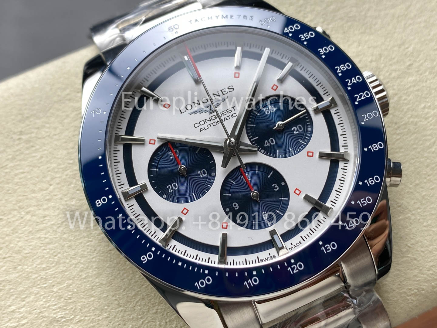 Longines Conquest L3.820.4.93.6  42mm 1:1 Best Clone Stainless Steel Strap