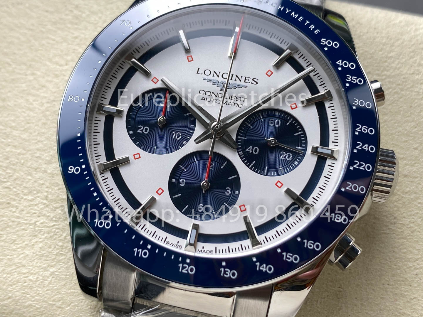 Longines Conquest L3.820.4.93.6  42mm 1:1 Best Clone Stainless Steel Strap