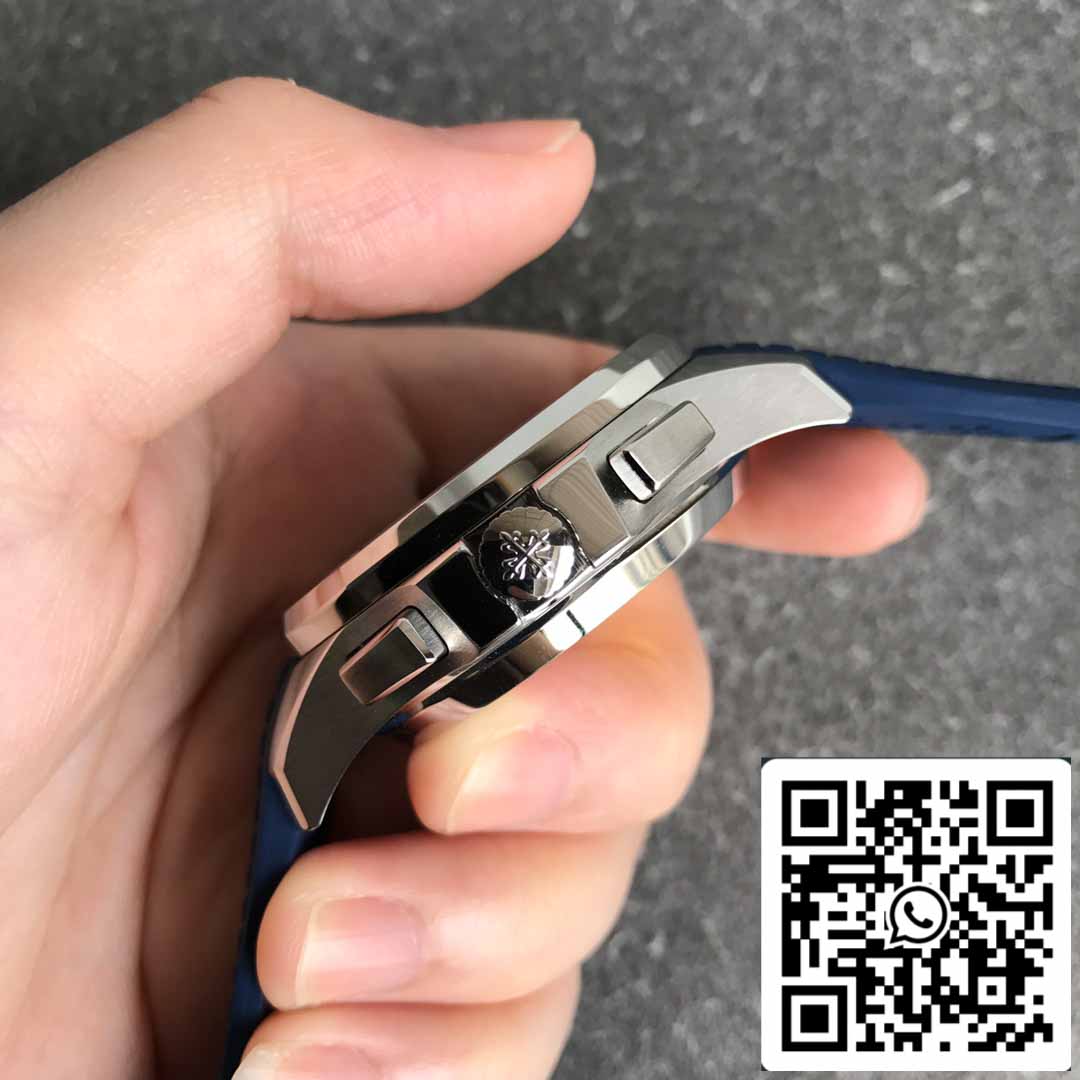 Patek Philippe Aquanaut 5968A-001 Blaues Kautschukarmband 1:1 Best Edition OM Factory