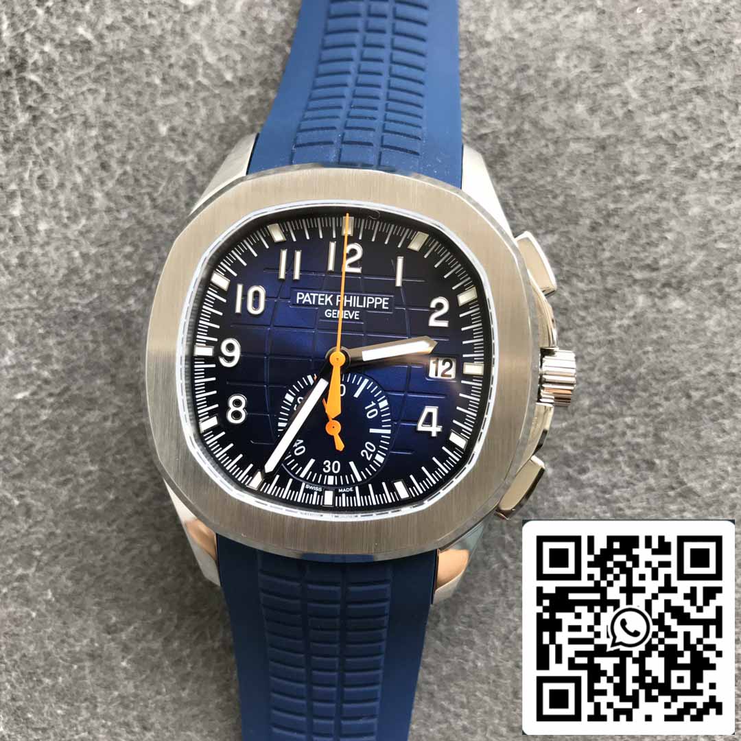 Patek Philippe Aquanaut 5968A-001 Blaues Kautschukarmband 1:1 Best Edition OM Factory