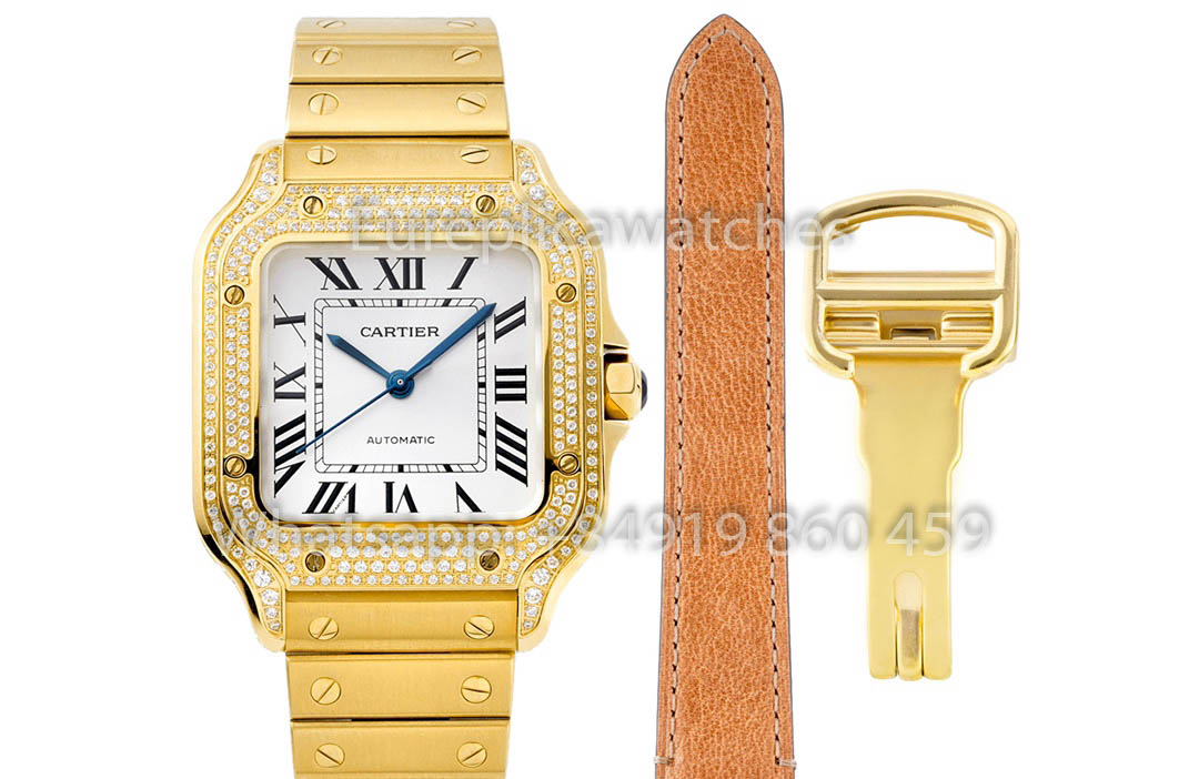 Cartier Santos De Cartier WJSA0010 Uhr 1:1 Best Clone 35,1 mm BV Factory