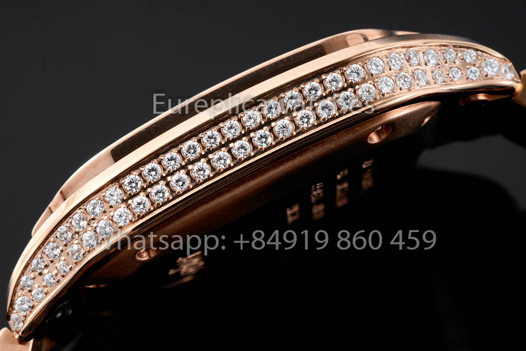 Cartier Santos De Cartier WJSA0009 Uhr 1:1 Bester Klon 35,1 mm BV Fabrik Roségold
