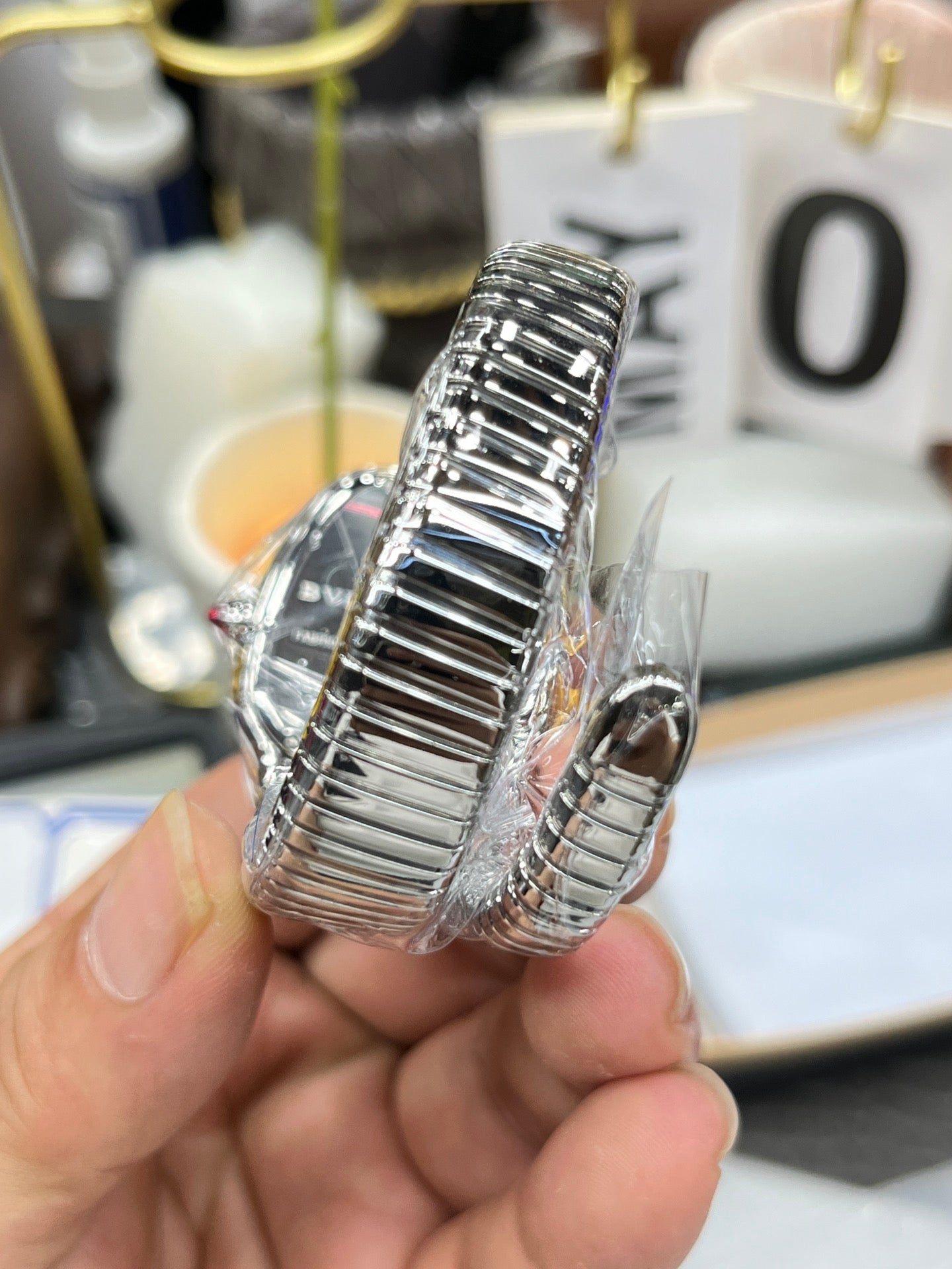 BVLGARI 101816 Serpenti Tubogas Silver Diamond 1:1 Meilleure édition BV Factory