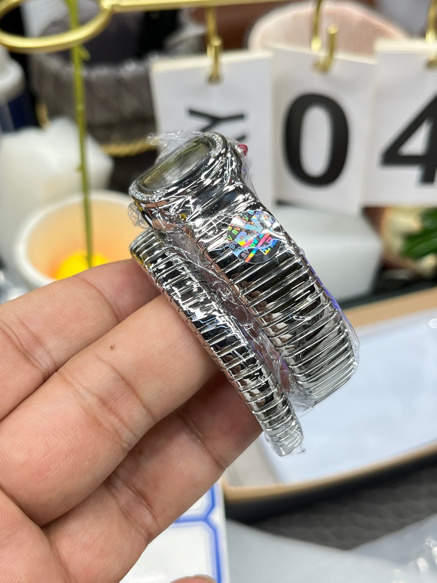 BVLGARI 101816 Serpenti Tubogas Silver Diamond 1:1 Meilleure édition BV Factory
