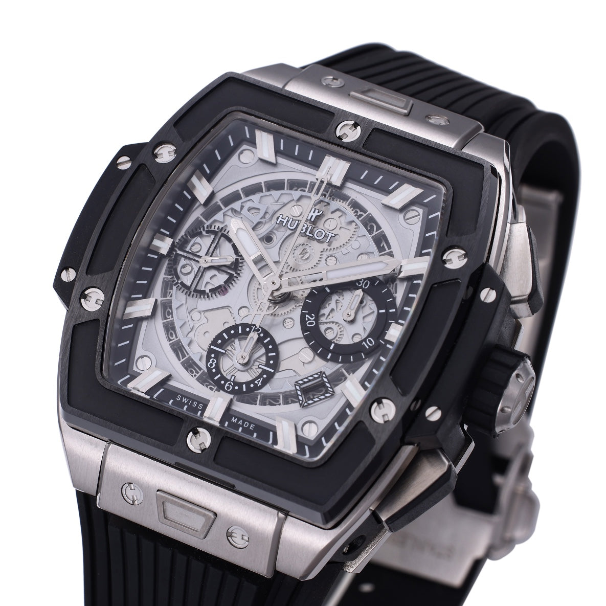 Hublot Big Bang Titan Keramik 642.NM.0170.RX 642NM0170RX 1:1 Beste Edition BBF Fabrik schwarzes Kautschukarmband