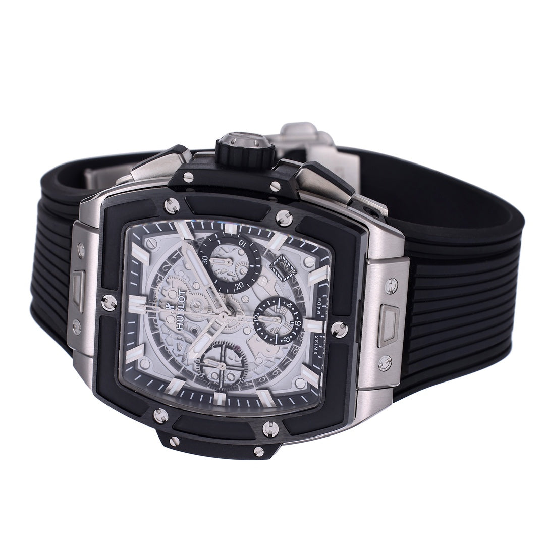 Hublot Big Bang Titan Keramik 642.NM.0170.RX 642NM0170RX 1:1 Beste Edition BBF Fabrik schwarzes Kautschukarmband