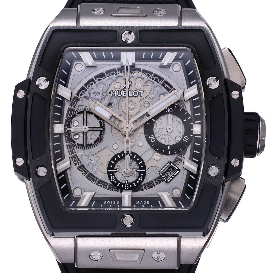 Hublot Big Bang Titan Keramik 642.NM.0170.RX 642NM0170RX 1:1 Beste Edition BBF Fabrik schwarzes Kautschukarmband