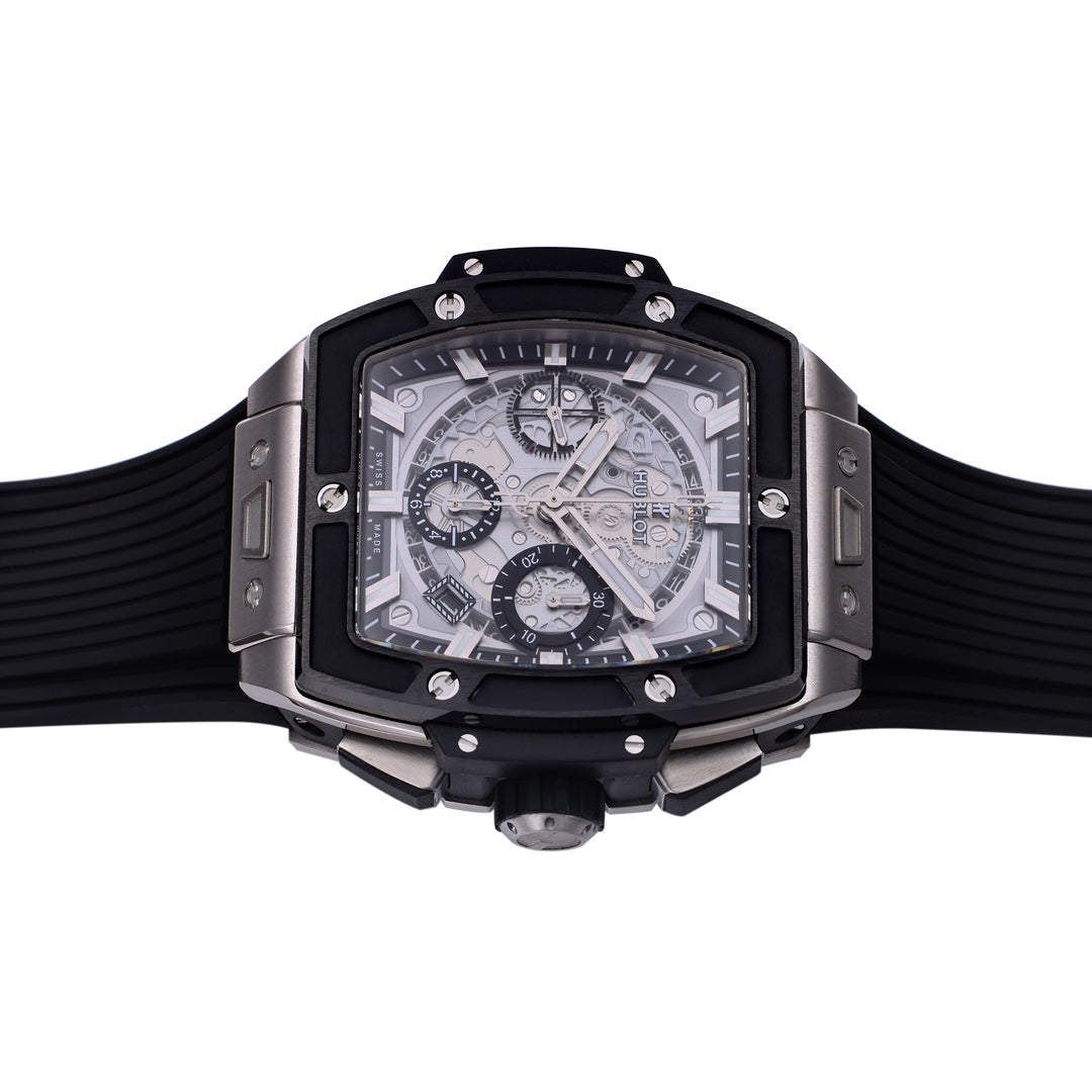 Hublot Big Bang Titan Keramik 642.NM.0170.RX 642NM0170RX 1:1 Beste Edition BBF Fabrik schwarzes Kautschukarmband
