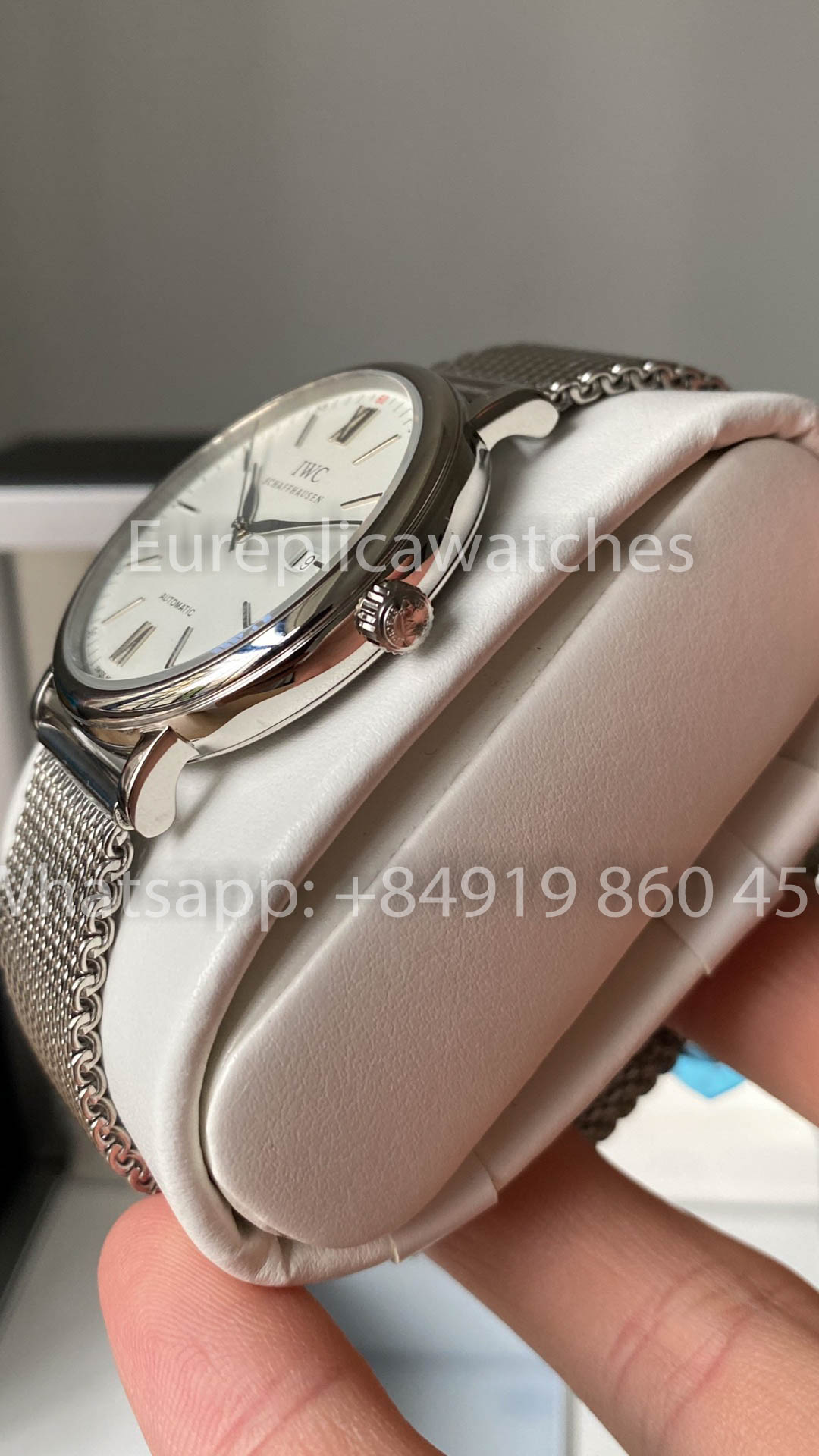 IWC Portofino IW356501 Automatikuhr 40MM 1:1 Bester Klon A+ Fabrik Mesh-Armband