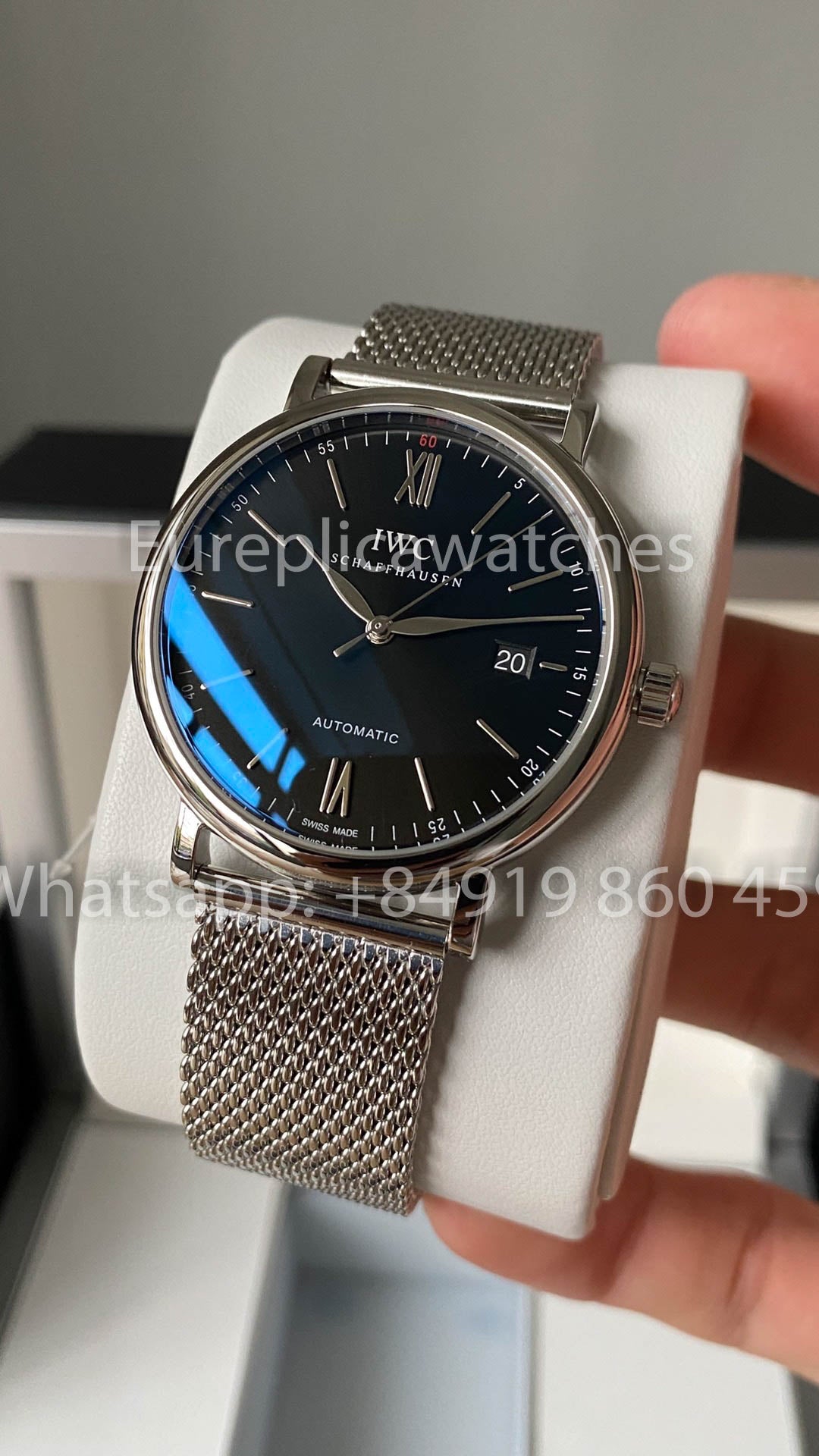 IWC Portofino IW356518 Automatikuhr 40MM 1:1 Bester Klon A+ Fabrik Mesh-Armband