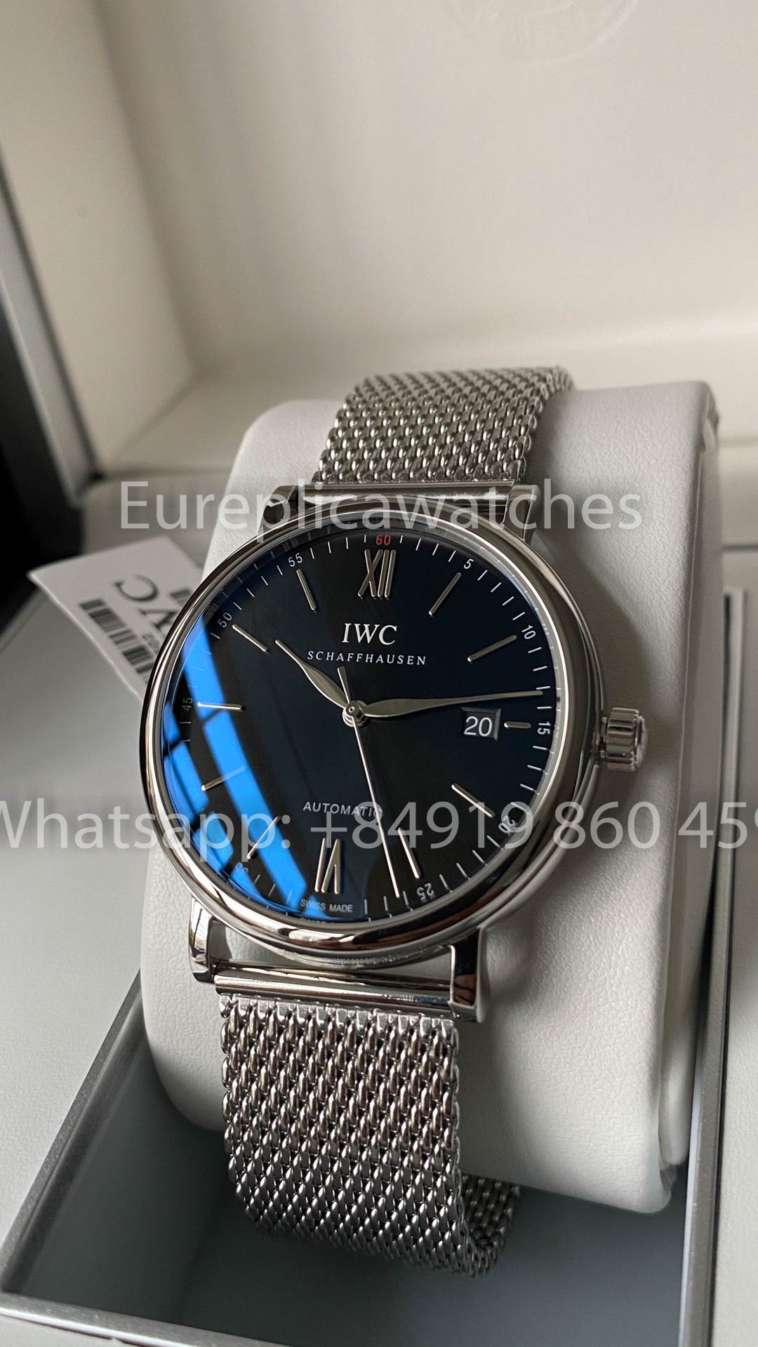 IWC Portofino IW356518 Automatikuhr 40MM 1:1 Bester Klon A+ Fabrik Mesh-Armband