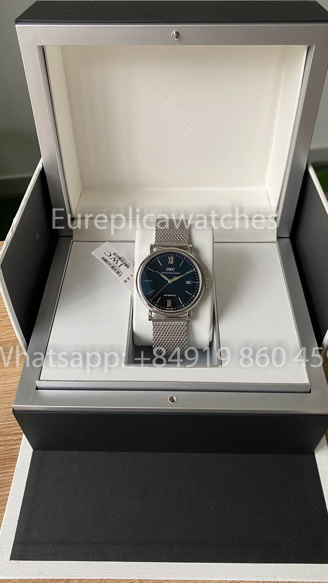 IWC Portofino IW356518 Automatikuhr 40MM 1:1 Bester Klon A+ Fabrik Mesh-Armband