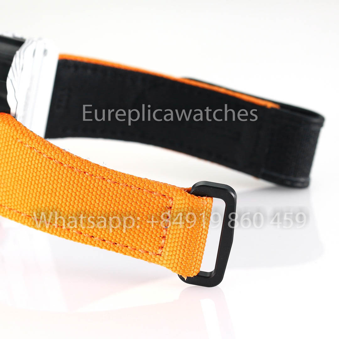 Richard Mille RM35-01 Weißer Carbon 1:1 Bester Klon BBR Factory V2 Gelbes Klettband