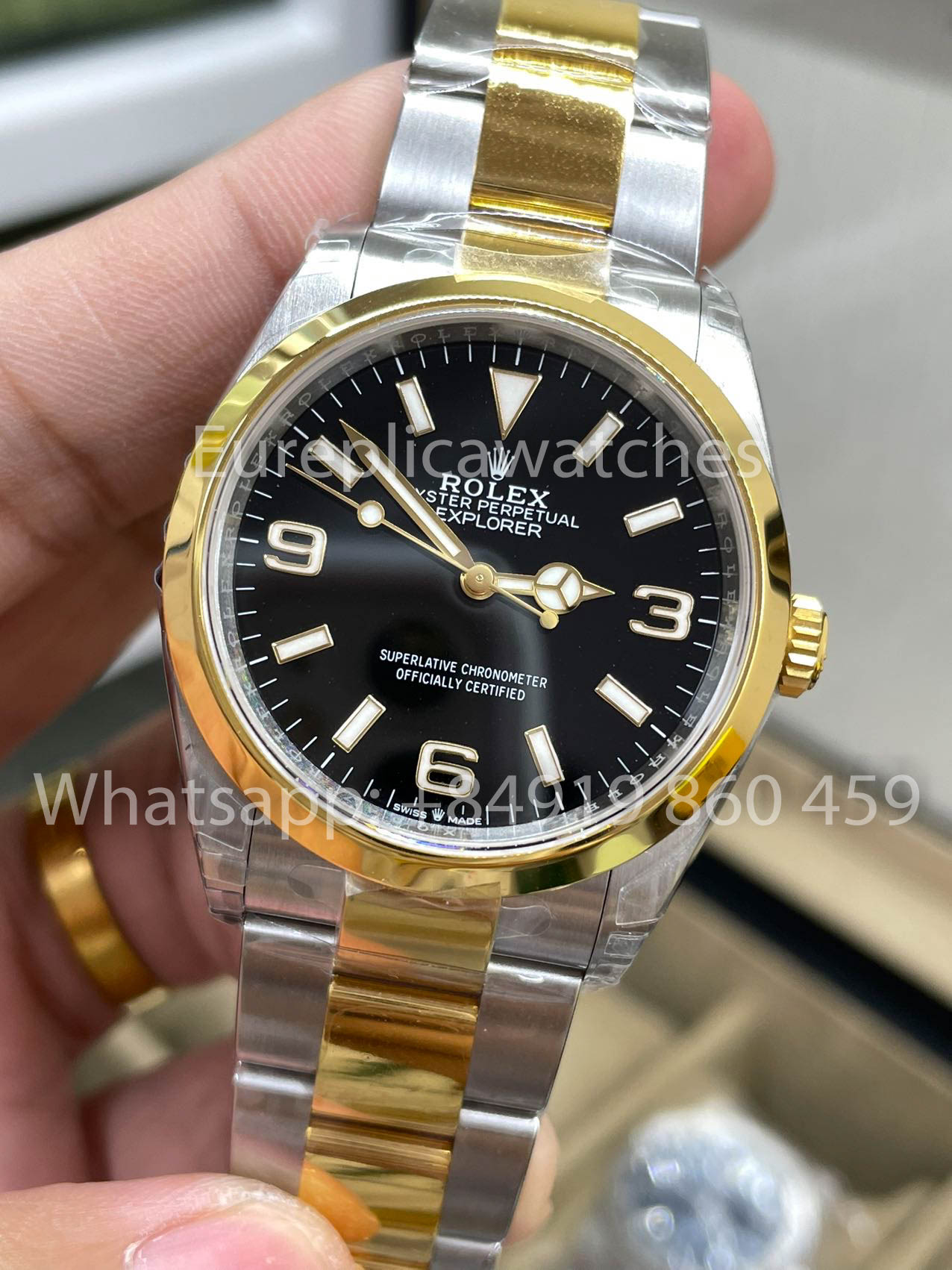 Rolex Explorer 124273-0001 schwarzes Zifferblatt Oyster 36 mm 1:1 bester Klon VS Fabrik 3230 Uhrwerk