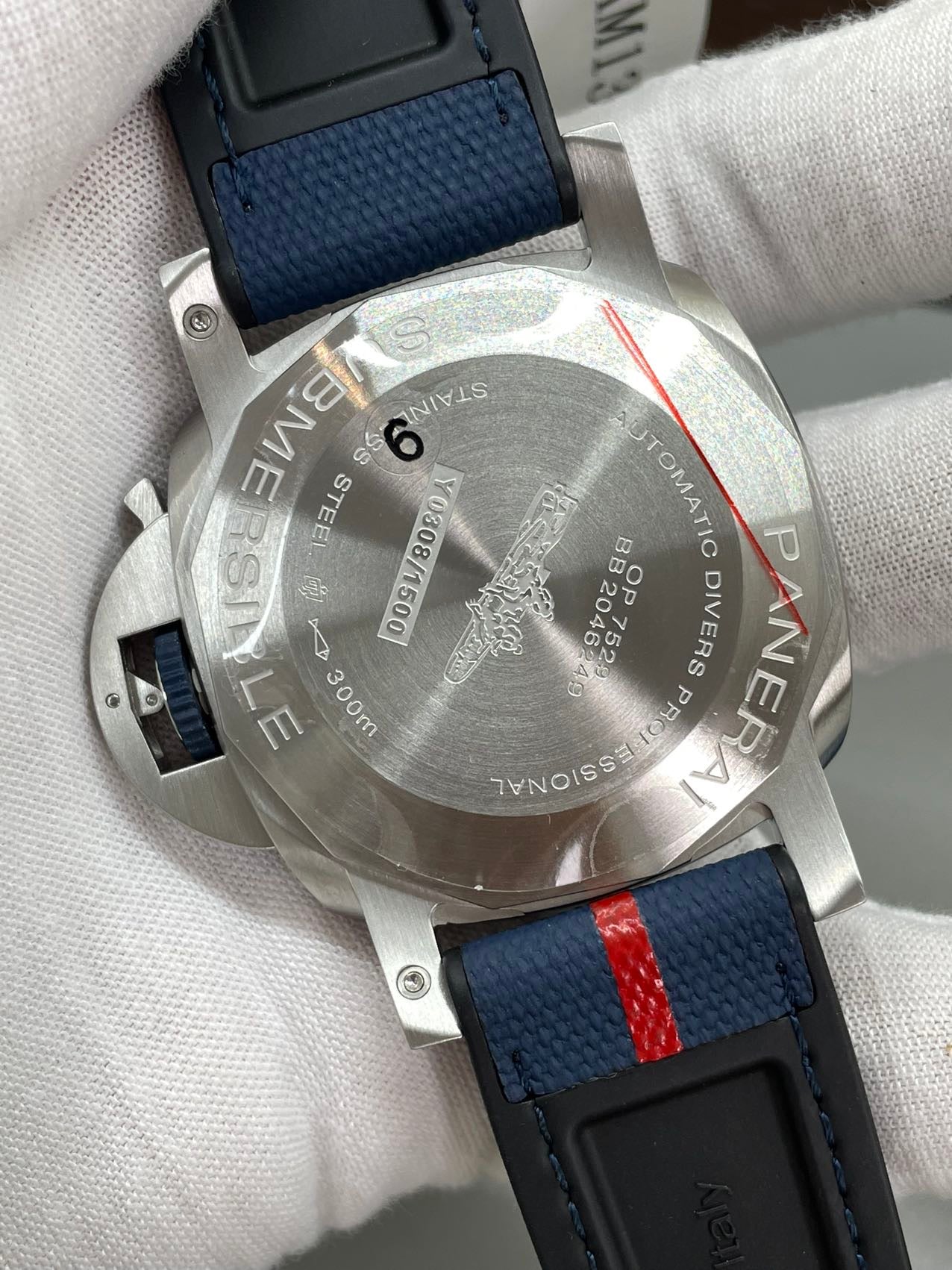 Panerai - PAM01391 Submersible QuarantaQuattro Luna Rossa 1:1 Meilleure édition VS usine