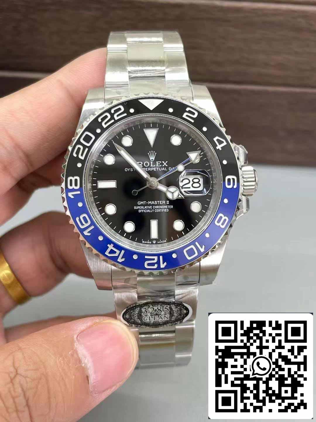 Rolex GMT Master II 116710BLNR-78200 1:1 Best Edition Clean Factory Schwarzes Zifferblatt