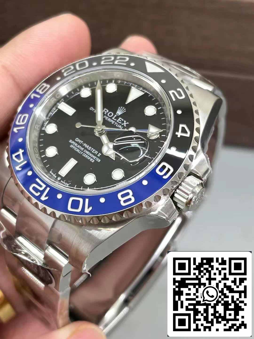 Rolex GMT Master II 116710BLNR-78200 1:1 Best Edition Clean Factory Schwarzes Zifferblatt