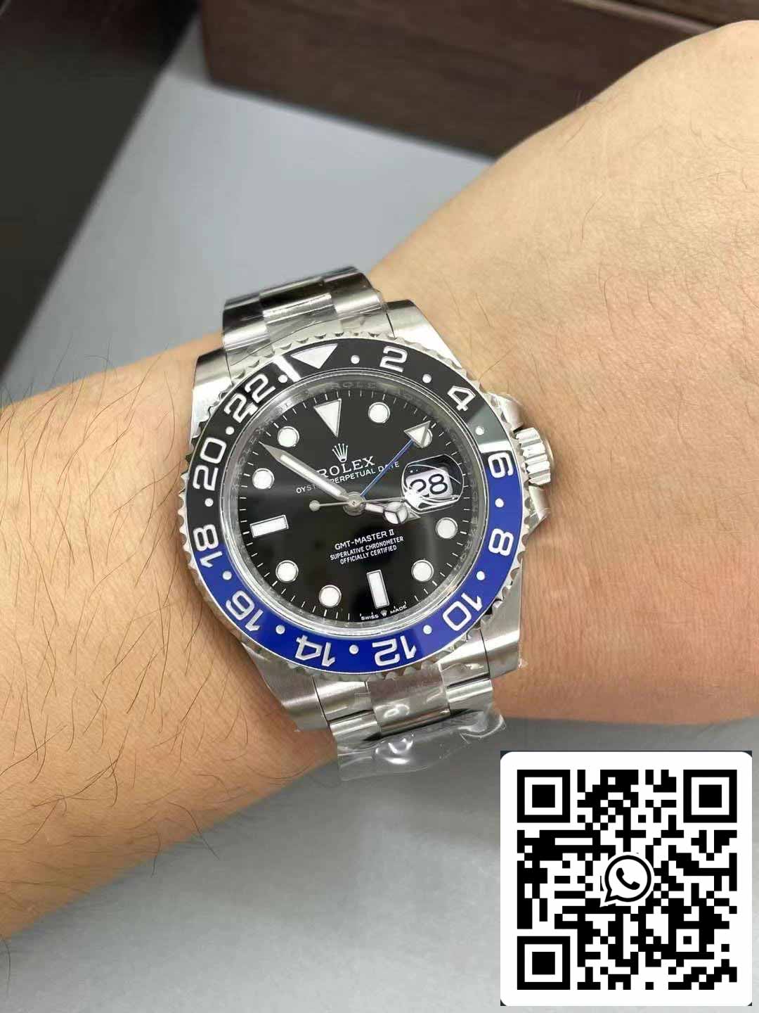 Rolex GMT Master II 116710BLNR-78200 1:1 Best Edition Clean Factory Schwarzes Zifferblatt