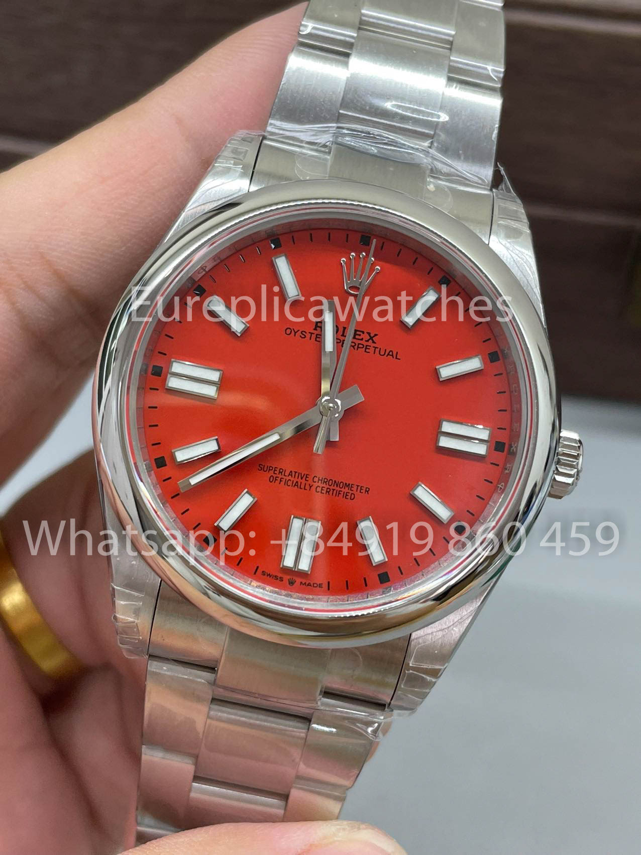 Rolex Oyster Perpetual M124300 41MM 1:1 Best Clone VS Factory Red Dial