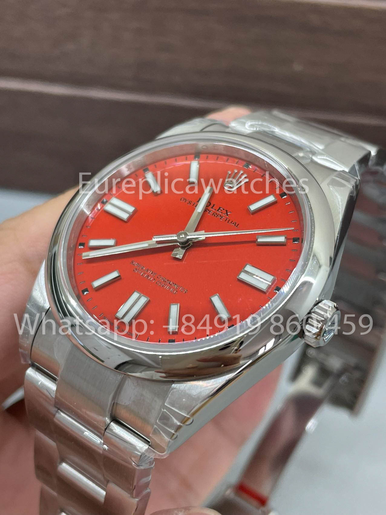 Rolex Oyster Perpetual M124300 41MM 1:1 Best Clone VS Factory Red Dial