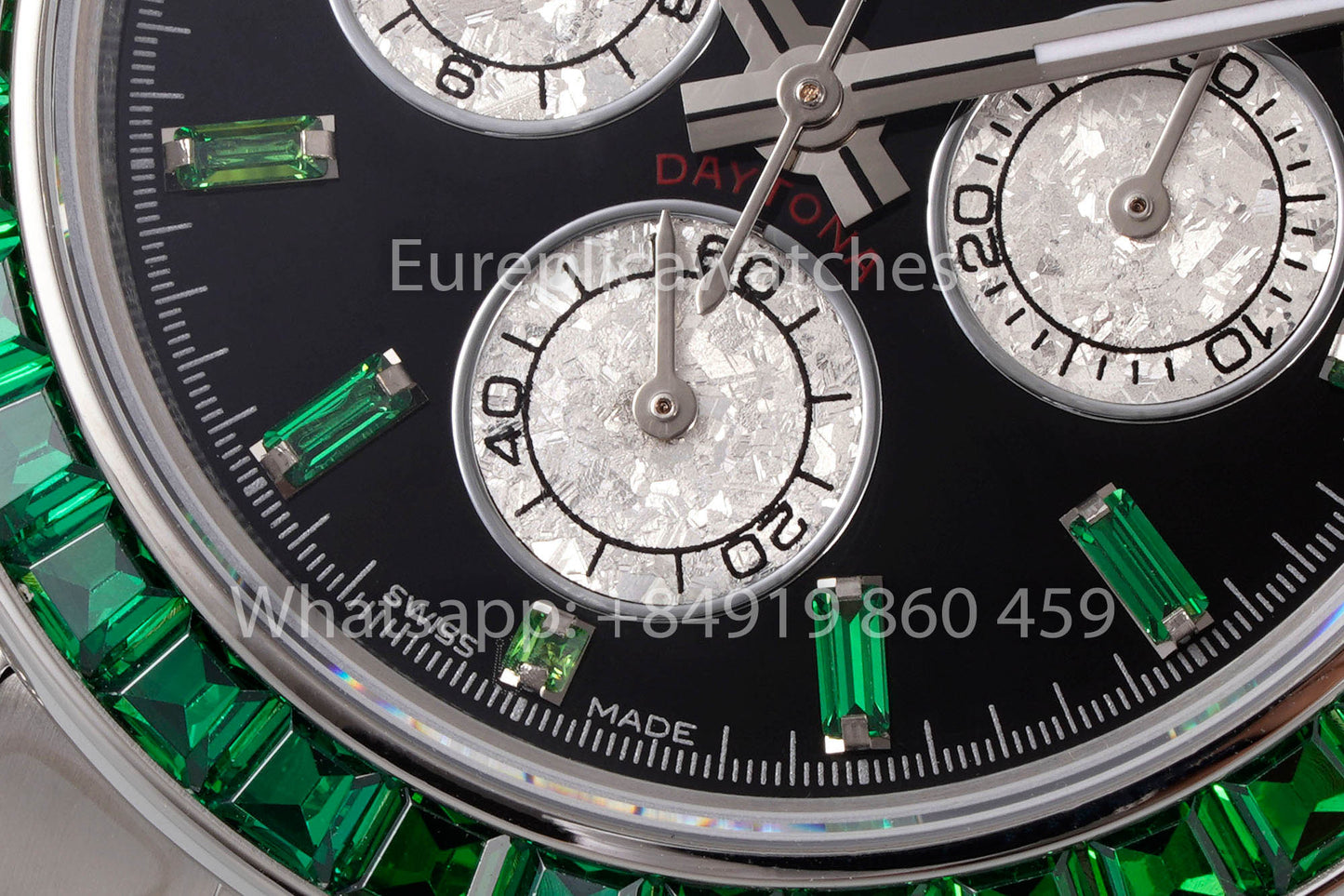 Rolex Daytona Rainbow Green Bezel 40mm 1:1 Best Clone EF Factory SS