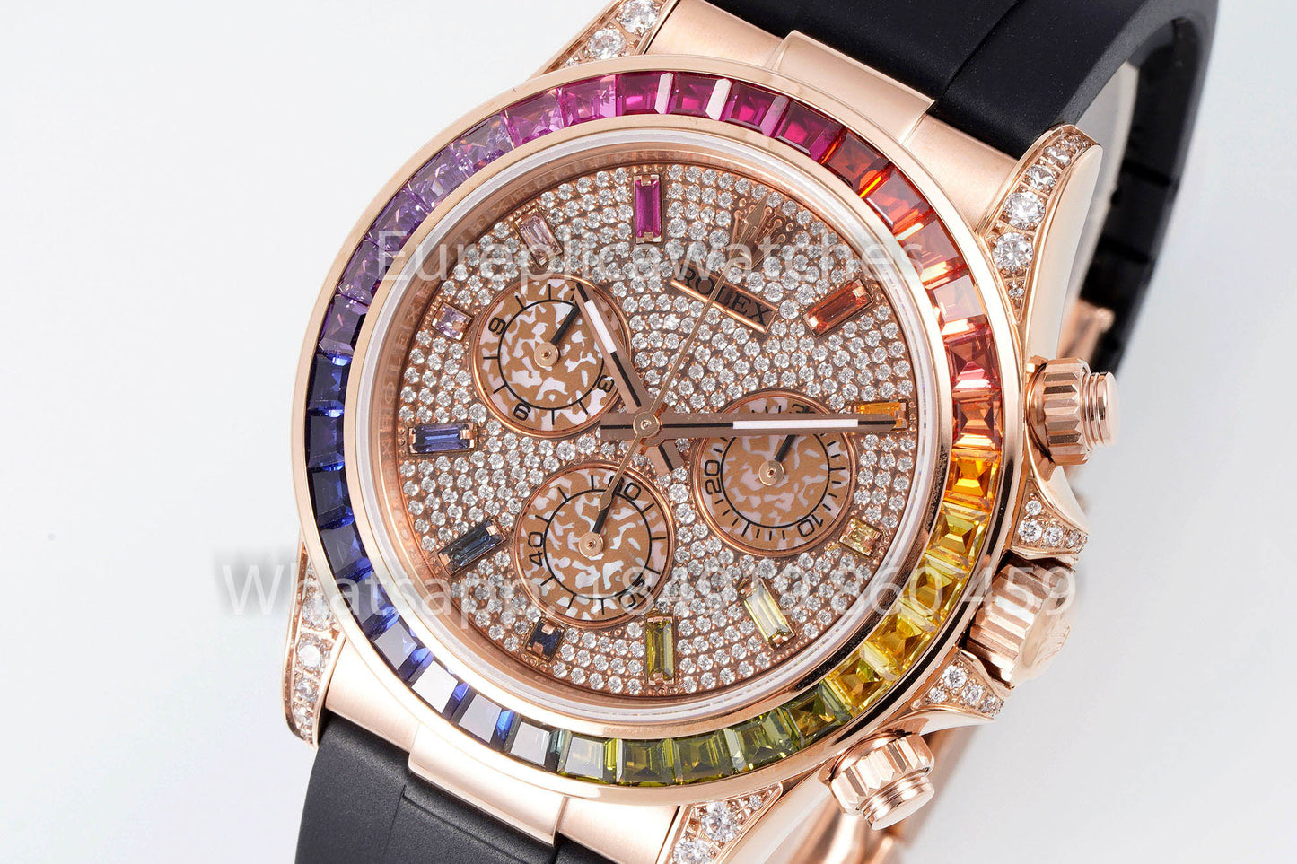 Rolex Cosmograph Daytona Rainbow 116515LN-0015 EF Factory 1:1 Meilleur clone