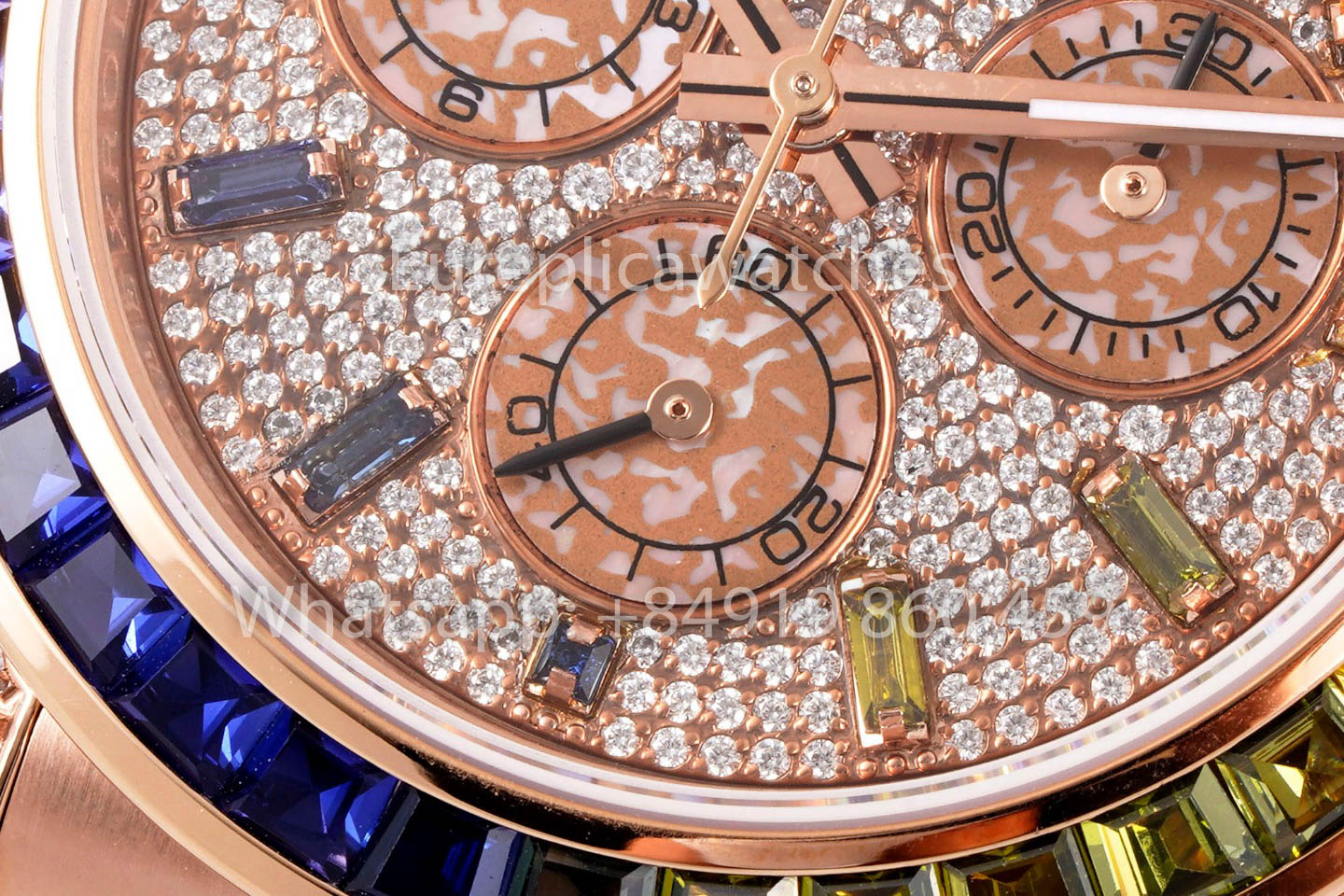 Rolex Cosmograph Daytona Rainbow 116515LN-0015 EF Factory 1:1 Meilleur clone