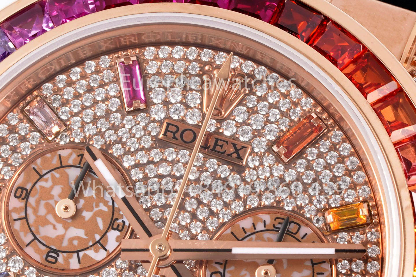 Rolex Cosmograph Daytona Rainbow 116515LN-0015 EF Factory 1:1 Meilleur clone