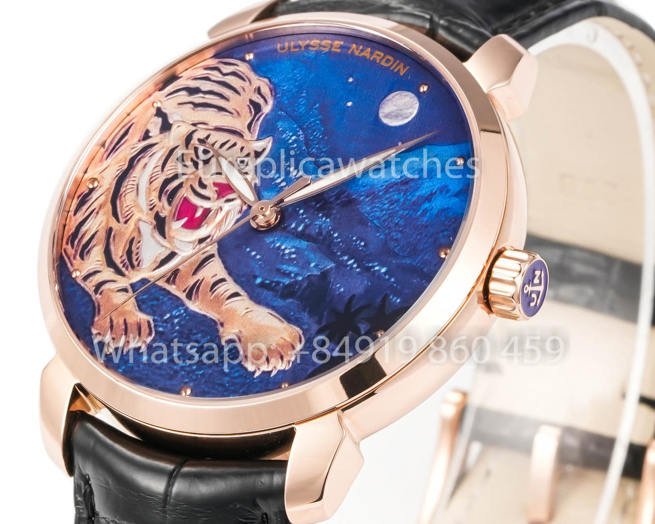 Ulysse Nardin Orologio Classico 40 mm 8152-111LE-9E-TIGER/1A 1:1 Bester Klon