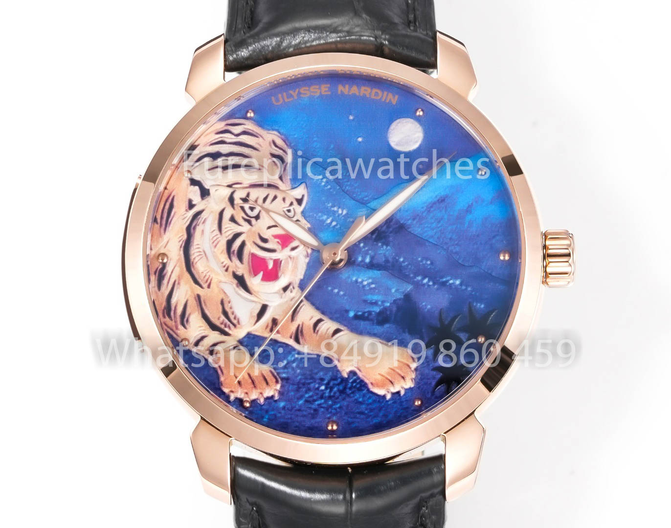 Ulysse Nardin Orologio Classico 40 mm 8152-111LE-9E-TIGER/1A 1:1 Bester Klon