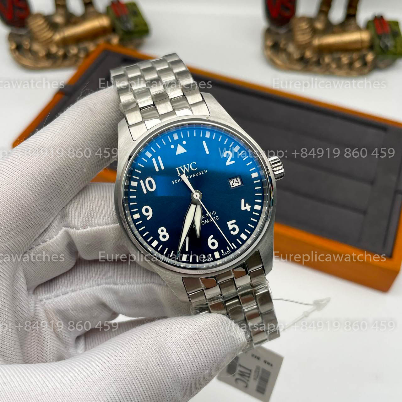 IWC Pilot IW327014 1:1 Best Edition V7 Factory Blue Dial