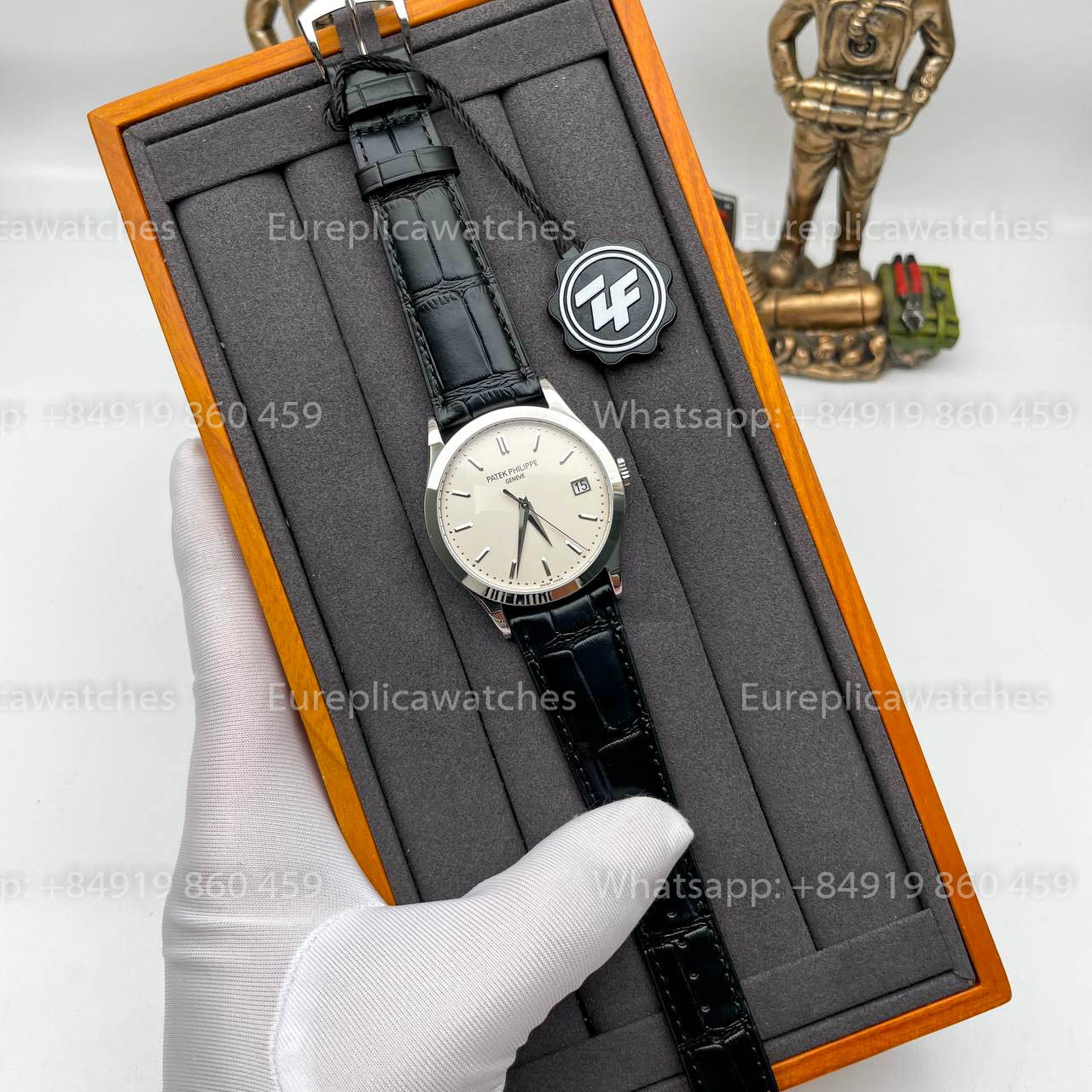 Patek Philippe Calatrava 5296G-010 ZF Factory 1:1 Meilleure édition suisse ETA324CS